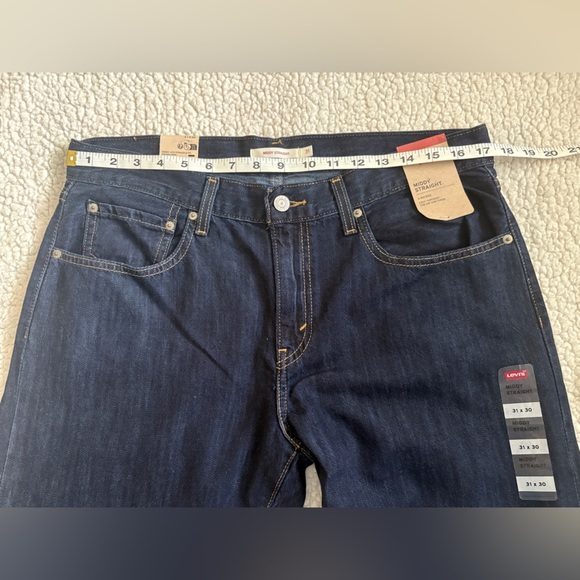 Levi's Women's Dark Blue Straight Leg Jeans - Picture 3 of 6